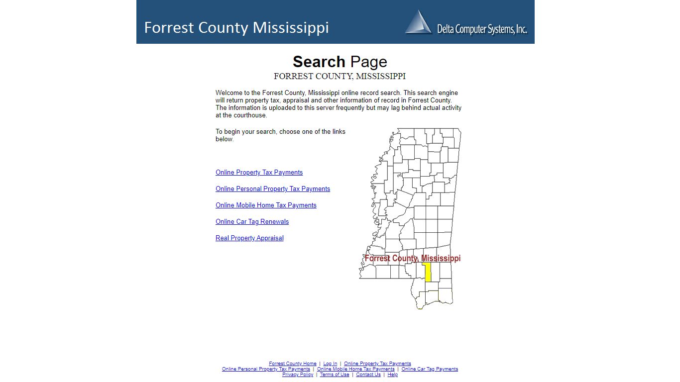 Forrest County - Delta Computer Systems
